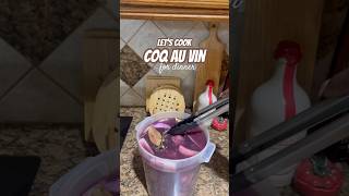 Classic Cooking  Coq au Vin cooking dinnerideas dinnerrecipes dinner cookwittme cookingathome [upl. by Ettedranreb]