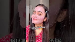 Amazing glowing face pack 😲skincaretips skincare skincareroutine ytshortsindia shortsfeed [upl. by Enaile472]