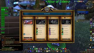 The Altar of Elders  Patch 81 Warfront Darkshore [upl. by Adnorhs]