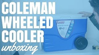 Coleman Wheeled Cooler Unboxing and Initial Review [upl. by Eveline616]