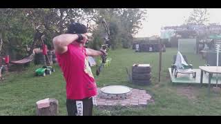 Compound bow Topoint M1 head shoot [upl. by Petronilla]