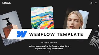 Linel Webflow Template [upl. by Araiet]