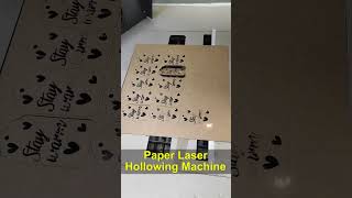 Laser Hollowing Machine for Kraft Paper – Clean Efficient and Accurate Cuttinglasermarkingmachine [upl. by Yeclek377]