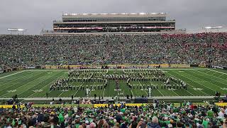 Band of the Fighting Irish  Notre Dame vs Louisville Halftime Show 92824 [upl. by Fowle]