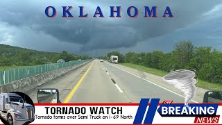 Caught in Deadly Oklahoma Tornado Rookie Truck Driver [upl. by Annoid]