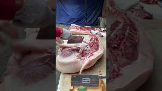 Pork cut  The best piece of meat  Slicing Pork  fresh pork pig Nov 14 [upl. by Arun]