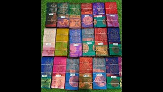 Copper jari stone Saree Price430 Mahalaxmi Saree Centre NX MKBNagar Chennai Oder 8056086185 [upl. by Hsuk]