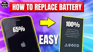 iPhone 6S  How to Replace the Battery and Deep Clean  EASY [upl. by Atteuqahs]