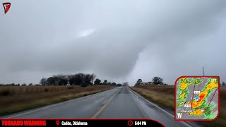 Chasing Tornado Warnings In Oklahoma  Live As It Happened  11324 [upl. by Ymassej543]