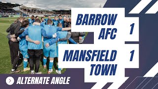 Alternate Angle Barrow AFC 11 Mansfield Town [upl. by Llehcar69]