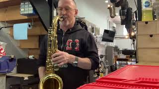 TICKET 6711 KEILWERTH SX90R TENOR SAXOPHONE play test 03 [upl. by Nadaba195]