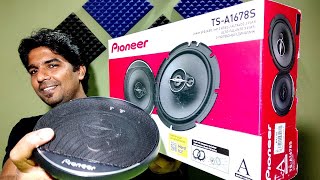 pioneer tsa1678s 3 way coaxial speakers  SJ  pioneer coaxialspeakers tsa1678s caraudio [upl. by Odell857]