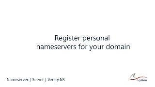 How do I register personal nameservers for my domain [upl. by Muriah]