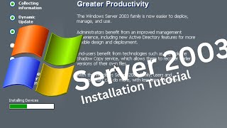 How to install Windows Server 2003 [upl. by Koal]