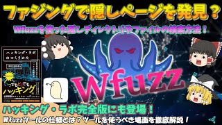 【ファジングで隠しページを発見？】ハッキングツールのWfuzzとは？ GobusterやDirbとはひと味違うツール！ ハッキング・ラボ完全版でも使用されるツール！ No122 [upl. by Faydra]