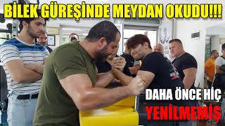 HİÇ YENİLGİSİ OLMAYAN ALİ HAMZA BİLEK GÜREŞİNDE BANA MEYDAN OKUDU  Bilek Güreşi Meydan Okuma [upl. by Chantalle]