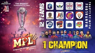 THE BIGGEST TOURNAMENT IN JUBAIL AL BELADI PRESENTS MPL MANGALORE PREMIER LEAGUE SEASON 01  DAY1 [upl. by Ahsekyt]