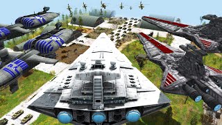 All Star Wars Armies Invade EARTHS DEFENSES  Gates of Hell Star Wars Mod [upl. by Aneertak595]