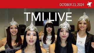 Moondog TMI Live 241023 Maven scopes Hall amp Oats KPOP and JPOP [upl. by Waldron]