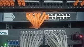 Patch Pannel amp PABX Excelltel 48 port installation complete [upl. by Adnohsor]