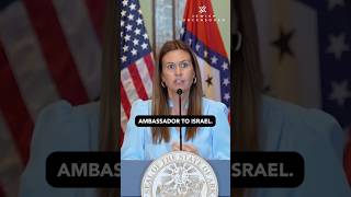 Sarah Huckabee Sanders Congratulates Her Dad on Ambassador to Israel position [upl. by Abernon41]