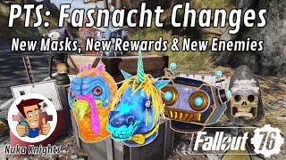 Fallout 76 PTS Fasnacht Event Changes New Masks New Plans and New Enemies [upl. by Bohman]