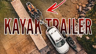 I Converted A JetSki Trailer Into A Kayak Trailer In 5 minutes FULL WALKTHROUGH [upl. by Mcculloch961]