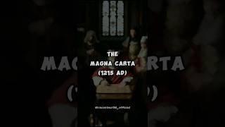 The Magna Carta 1215AD historical facts historyfacts [upl. by Ynnaffit]