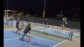 Mens Doubles Pickleball Stephen and Cameron vs Keir and Liam Game 4 of 4 [upl. by Marb]