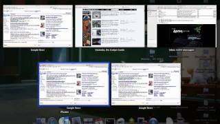 OS X Snow Leopard Quick ExposeSpace Demo [upl. by Yennaiv]