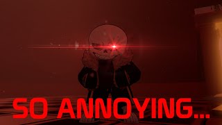 Underfell Sans is VERY ANNOYING Undertale Last Corridor [upl. by Annovoj]