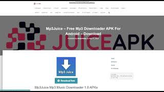 Mp3Juice – Free Mp3 Downloader APK For Android – Download [upl. by Amethyst183]