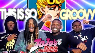 NON JOJO FANS React to JoJos Bizarre Adventure Golden Wind OST  Giornos Theme [upl. by Harty]