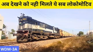 04703 bhatinda jaipur passenger train departure jhunjhunu railway station with wdm3a alco locomotive [upl. by Edmee920]