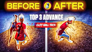 TOP 3 NEW ADVANCE GLOO WALL TRICK LIKE LEGENDS🔥  JOYSTICK STYLE SECRET GLOO WALL TRICKS🤯⚡ [upl. by Handbook]