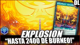 INCREIBLE BURNEO DE HASTA 2400  EXPLOSION DECK  YuGiOh DuelLinks [upl. by Duster]