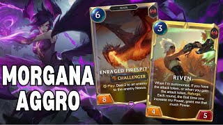 Riven MORGANA Aggro  Legends of Runeterra Deck Gameplay [upl. by Arline525]