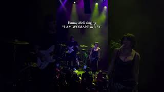 Emmy Meli performs I AM WOMAN live in NYC 👀✨ [upl. by Nnav]