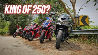 ZX25 vs CBR250RR Highway Battle  4K [upl. by Kenyon]