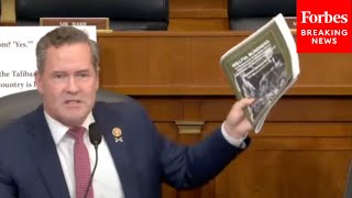 Michael Waltz Uses Testimony From State Dept Employees To Push Back On Afghanistan Withdrawal Lies [upl. by Nappy]