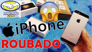 COMPREI UM IPHONE NO MERCADO LIVRE E OLHA NO QUE DEU ERA ROUBADO😱 [upl. by Ardnekan920]