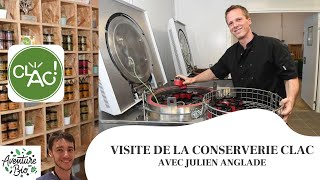 Visite de la conserverie CLAC avec Julien Anglade clacconserverielocaleartis3018 [upl. by Navy]