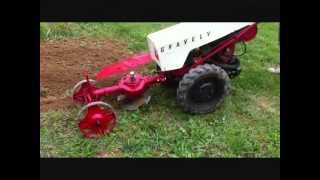 Video 1 Gravely Tractor Demonstration Series 1962 Gravely Rotary Plow Gravely Plowing [upl. by Compton]