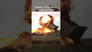 Artillery Shells Test Fired Against Steel [upl. by Oswald603]