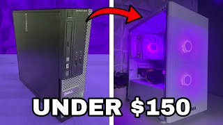 BUILDING A 150 GAMING PC Optiplex 3020 SFF Case Swap [upl. by Sophronia654]