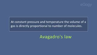 Avogadros Law [upl. by Kaia]