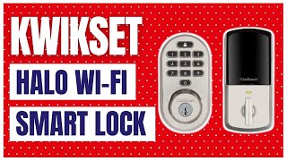 Kwikset 99380001 Halo WiFi Smart Lock Keyless Entry Electronic Keypad Deadbolt [upl. by Mcspadden]