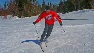 Improving your telemark turn on cross country skis [upl. by Lladnar]