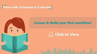 Build your first workflow Parse with Octoparse in 3 minutes [upl. by Bohs]