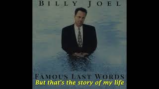 Famous Last Words by Billy Joel Karaoke by Anthonys Voice [upl. by Kawai782]